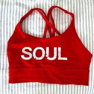 Lululemon x SoulCycle Long Line Energy Bra